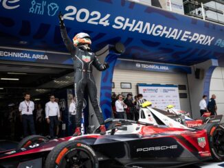 Antonio Felix da Costa celebra su victoria en Shanghái | Fuente: Fórmula E