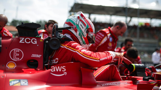 Charles Leclerc en el Gran Premio de Emilia Romagna | Fuente: Scuderia Ferrari