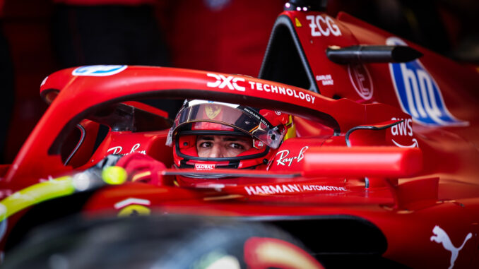 Carlos Sainz en el SF-24 durante el GP de Canadá | Fuente: Scuderia Ferrari