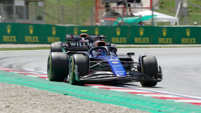 El Williams durante el Gran Premio de Barcelona | Fuente: Daniel González Photography