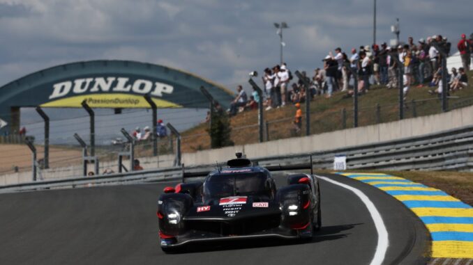 El #7 de Toyota durante el Test Day en Le Mans | Fuente: Toyota Gazoo Racing