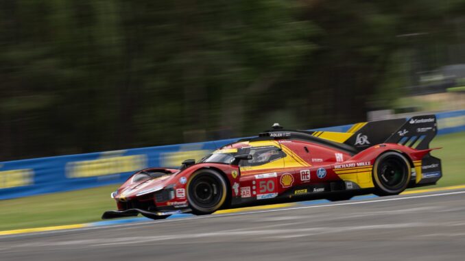El #50 de Ferrari durante las 24 Horas de Le Mans 2024 | Fuente: Ferrari Hypercar