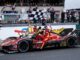 Miguel Molina celebra junto a sus compañeros la victoria en Le Mans | Fuente: Ferrari Hypercar