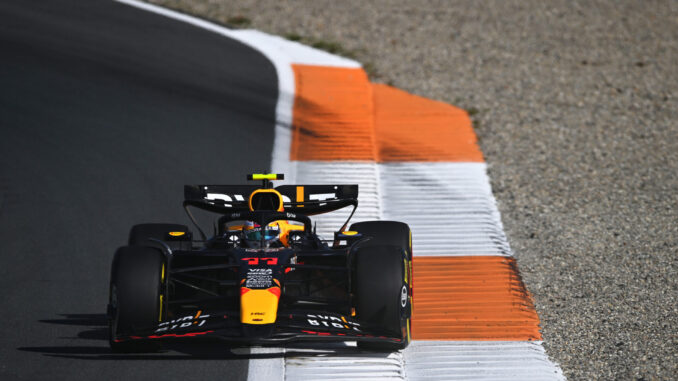 Sergio Pérez durante el Gran Premio de Países Bajos | Fuente: Red Bull Racing