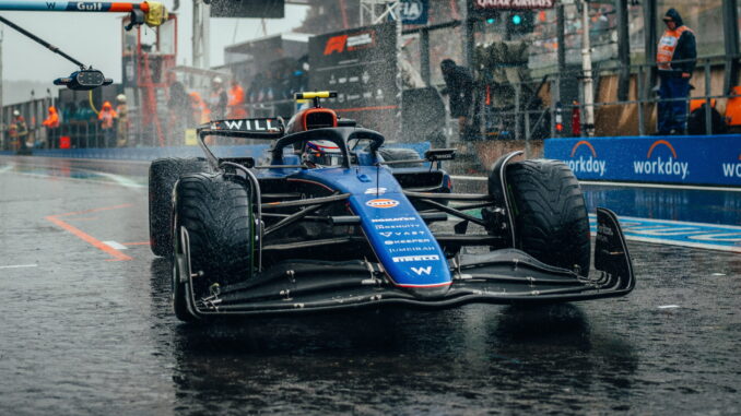 El FW46 durante el Gran Premio de Bélgica | Fuente: Williams Racing