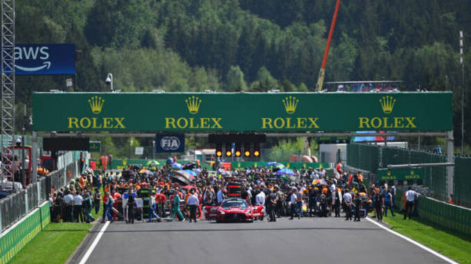 Parrilla de salida del GP de Bélgica | Fuente: Getty Images