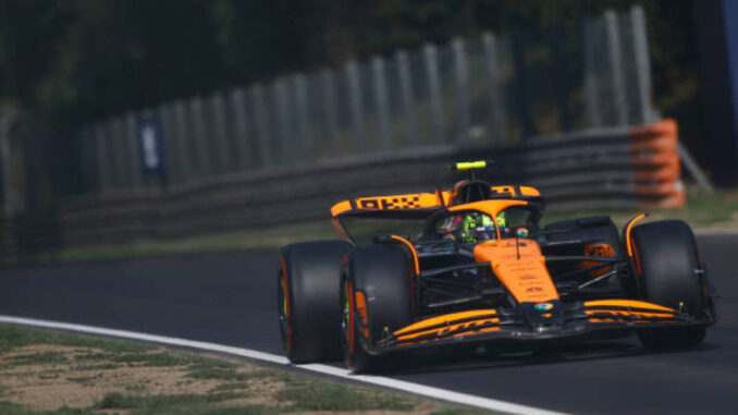 El MCL38 de Lando Norris durante el GP de Italia | Fuente: Getty Images