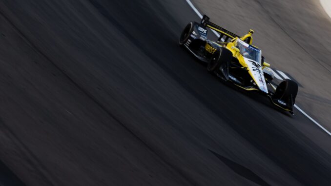 Cotlon Herta en Iowa | Fuente: Penske Entertainment: Travis Hinkle