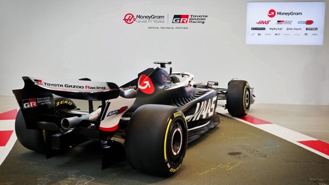 El VF-20 con el patrocinio de Toyota | Fuente: Haas