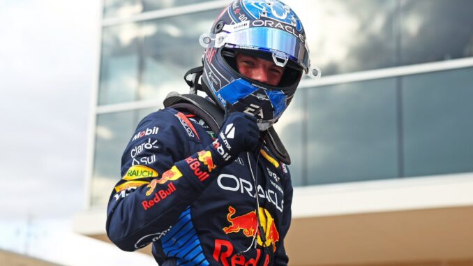 Max Verstappen en el Gran Premio de Estados Unidos | Fuente: Red Bull Racing