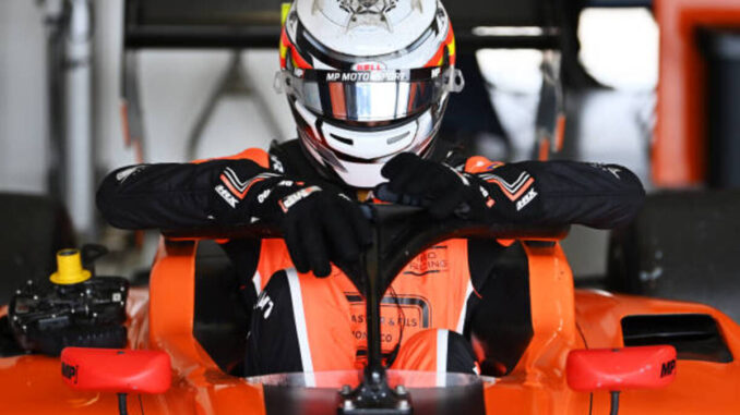 Bruno del Pino durante los test de Fórmula 3 en Jerez | Fuente: Getty Images