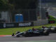 Lewis Hamilton y George Russell durante el GP de México | Fuente: Getty Images