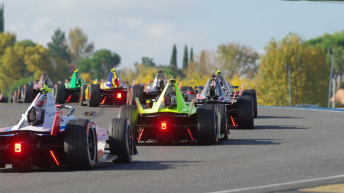 Carrera de la Fórmula E durante la pretemporada, donde se probó la carga rápida | Fuente: Daniel González Photography