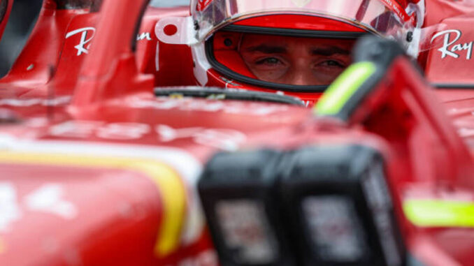 Charles Leclerc a bordo del SF-24 | Fuente: Getty Images