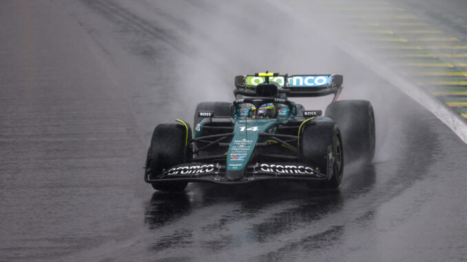 Fernando Alonso durante el Gran Premio de Brasil 2024 | Fuente: Aston Martin