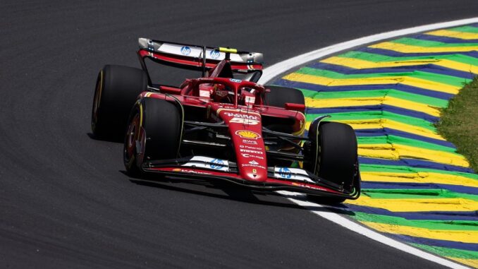 Carlos Sainz durante el viernes del GP de Brasil 2024 | Fuente: Scuderia Ferrari