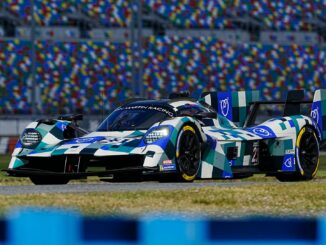 El Valkyrie AMR-LMH en el circuito de Daytona | Fuente: Heart of Racing