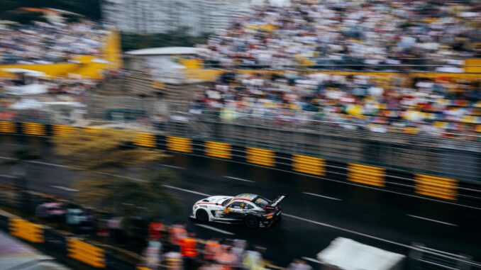 El GT3 de Mercedes en el reciente Gran Premio de Macao 2024 | Fuente: amgmotorsport