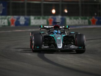 George Russell durante la clasificación del Gran Premio de Las Vegas | Fuente: Mercedes AMG F1