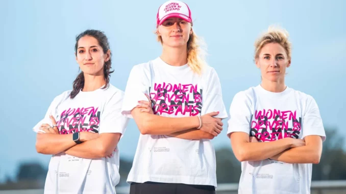 La tripulación de Iron Dames para 2025: Celia Martín, Michelle Gatting y Rahel Frey | Fuente: Iron Dames