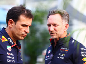 Pierre Waché junto a Christian Horner en México | Fuente: Red Bull Racing