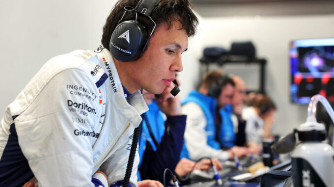 Alexander Albon durante el Gran Premio de Las Vegas 2024 | Fuente: Williams Racing