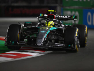 Lewis Hamilton durante los segundos libres en Las Vegas | Fuente: Getty Images