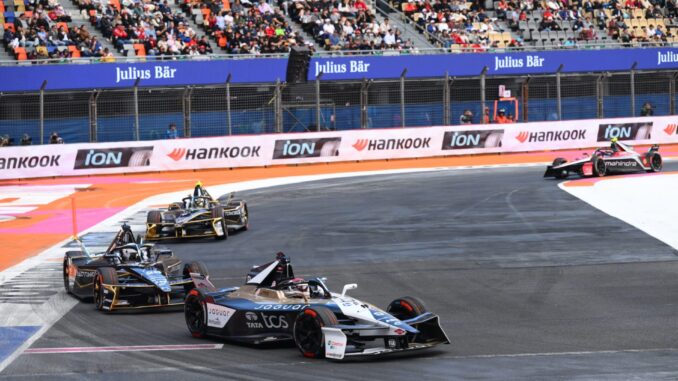 Mitch Evans durante el ePrix de México 2025 | Fuente: FIA Fórmula E